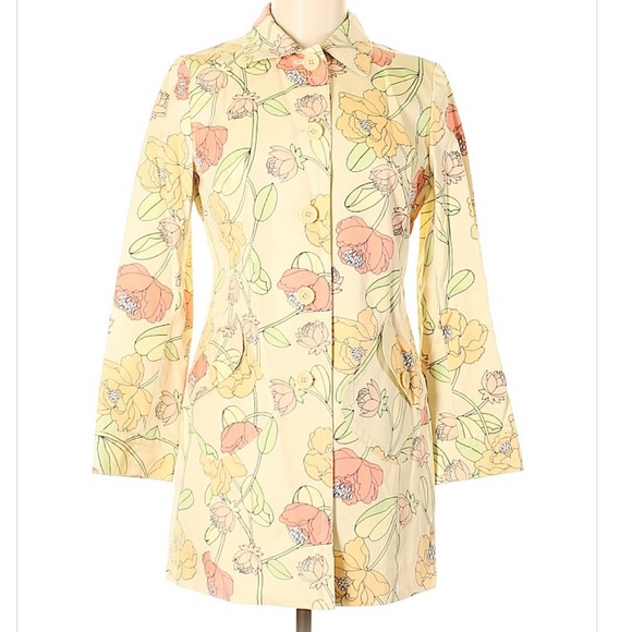 LOFT Jackets & Blazers - New LOFT ANN TAYLOR Floral print coat sz S P